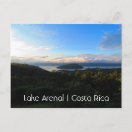 Postal Postcarta del lago Arenal de Costa Rica