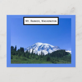 Postal Postcarta del Monte Rainer Washington