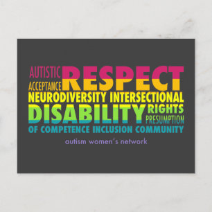 Postal Postcarta del orgullo arcoiris AWN