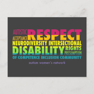 Postal Postcarta del orgullo arcoiris AWN