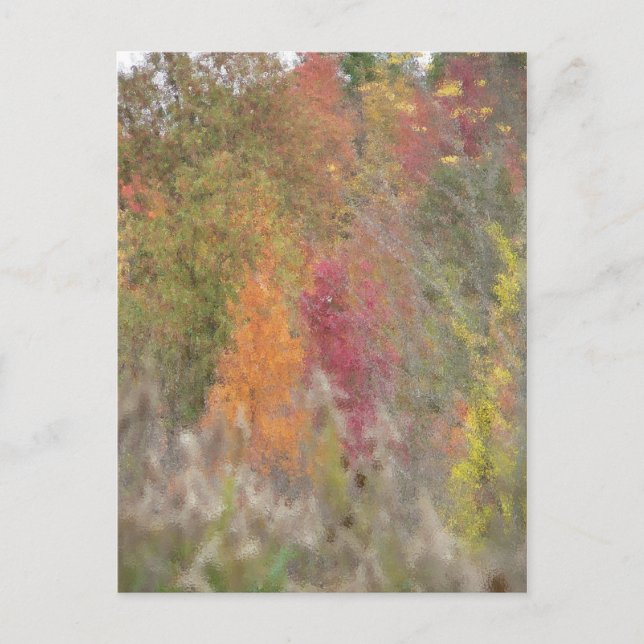 Postal Postcarta del "otoño del Pointillista" (Anverso)