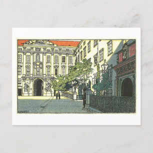 Postal Postcarta del palacio de Hofburg de Viena