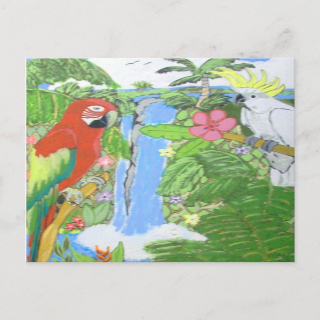 Postal Postcarta del paraíso tropical (Anverso)