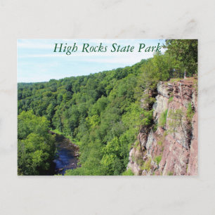 Postal Postcarta del Parque Estatal High Rocks
