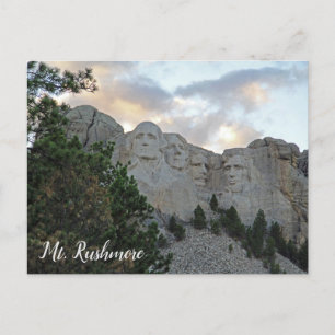 Postal Postcarta del Parque Nacional de Dakota del Sur de