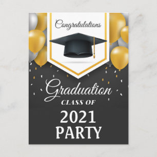 Postal Postcarta del partido de graduación