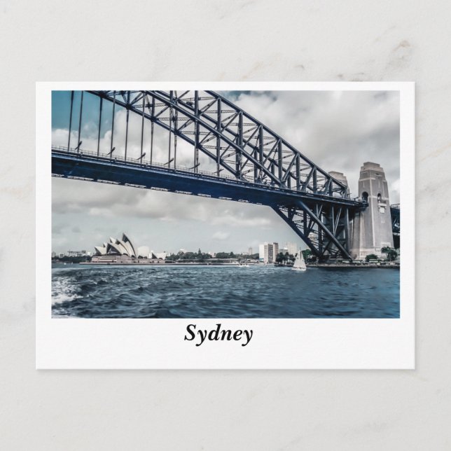 Postal Postcarta del puerto de Sydney (Anverso)