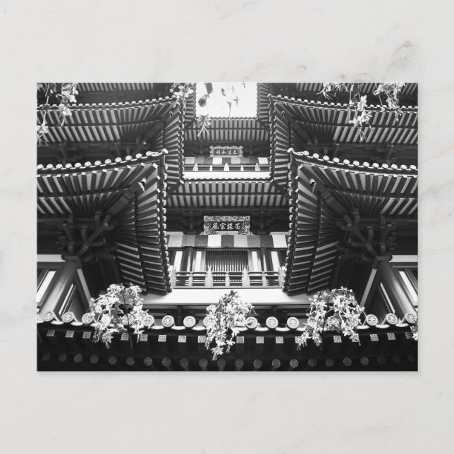 Postal Postcarta del templo budista (Anverso)