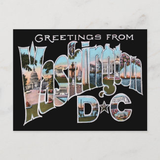 Postal Postcarta grande de Washington DC