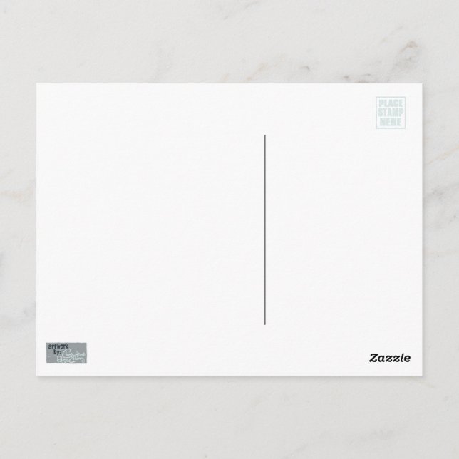 Postal Postcarta impresionista del maestro de Castle Rock (Reverso)