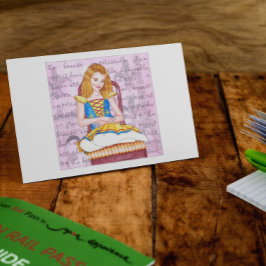 Postal Postcarta Inspiradora de la escritura espiritual s