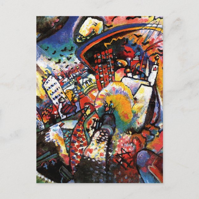 Postal Postcarta Kandisnky de Moscú I (Anverso)