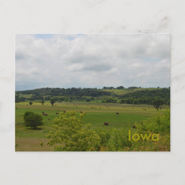 Postal Postcarta panorámica Iowa (Anverso)