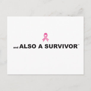 Postal Postcarta para superviviente de cáncer de mama