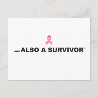 Postal Postcarta para superviviente de cáncer de mama