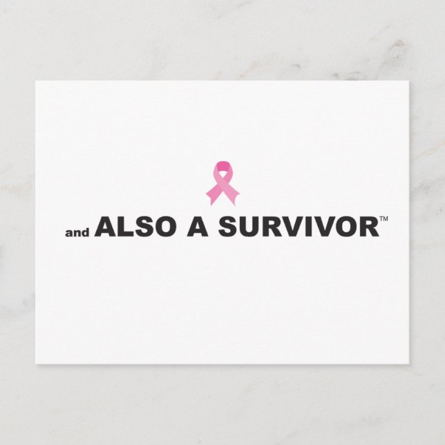 Postal Postcarta para superviviente de cáncer de mama (Anverso)