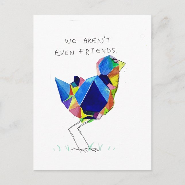 Postal Postcarta pasiva agresiva (Anverso)