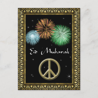 Postal Postcarta personalizada de Eid Mubarak