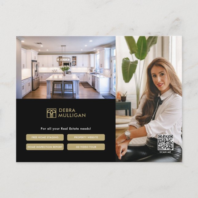 Postal Postcarta promocional clásica inmobiliaria (Anverso)