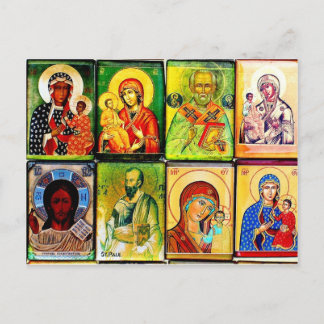 Postal Postcarta religiosa sobre el tema cristiano