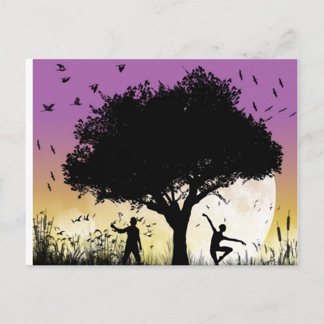 Postal Postcarta romántica (Anverso)