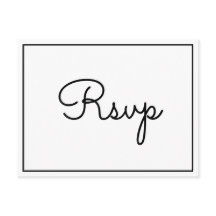 Postcarta RSVP Rustic Elegant