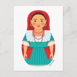 Postal Postcarta salvadoreña Matryoshka