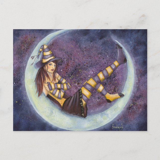 Postal Postcarta satelital solitaria (Anverso)