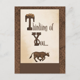 Postal Postcarta sentimental occidental