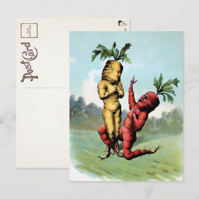 Postal Postcarta sobre la propuesta de la zanja victorian (Anverso / Reverso)