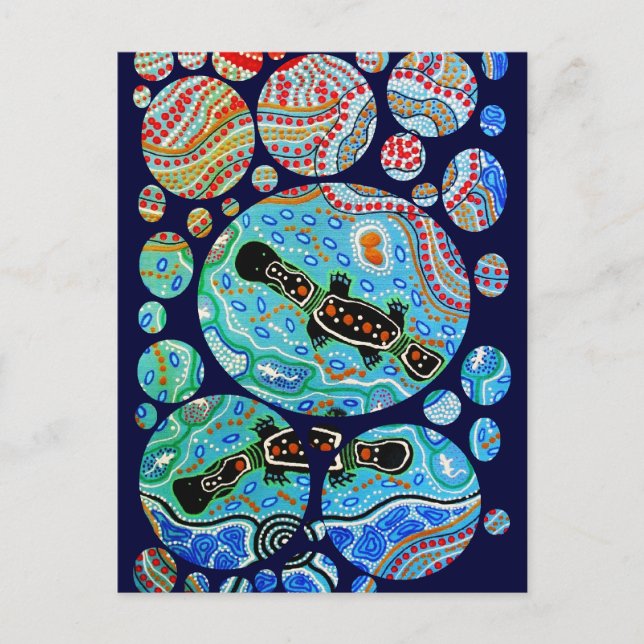 Postal Postcarta soñadora Platypus (Anverso)