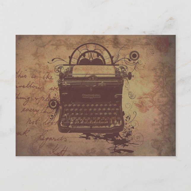 Postal Postcarta Steampunk (Anverso)