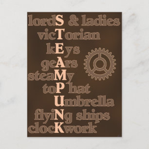 Postal Postcarta Steampunk