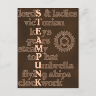 Postal Postcarta Steampunk