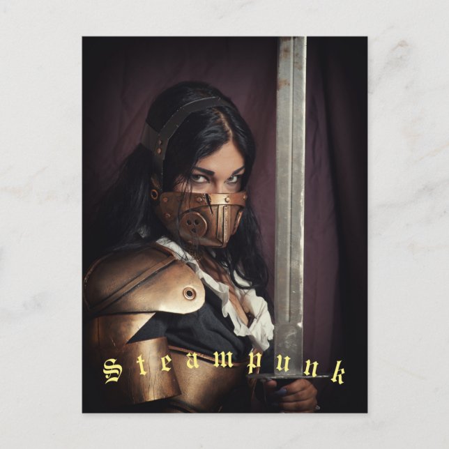 Postal Postcarta Steampunk (Anverso)