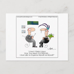 Postal Postcarta TATTITUDE de April McCallum
