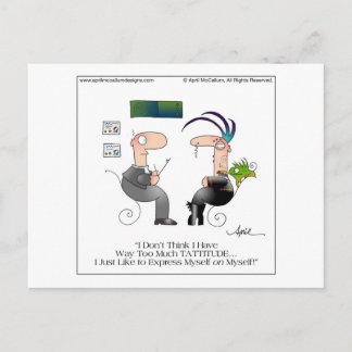 Postal Postcarta TATTITUDE de April McCallum