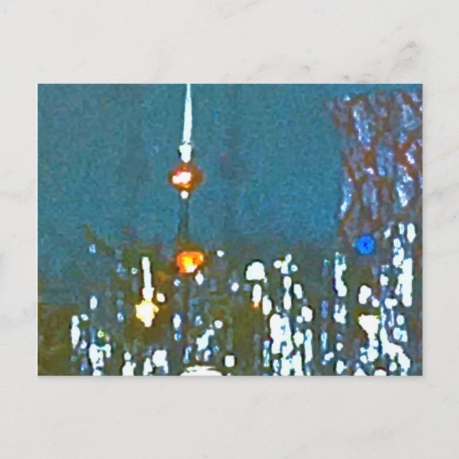 Postal Postcarta tradicional de Navidades de los años 50 (Anverso)