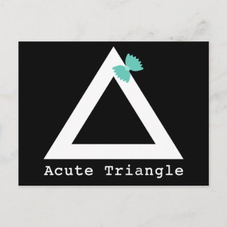 Postal Postcarta triangular aguda
