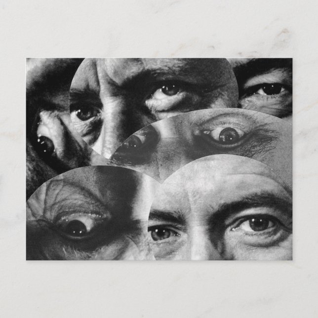 Postal Postcarta vintage del dadaismo (Anverso)