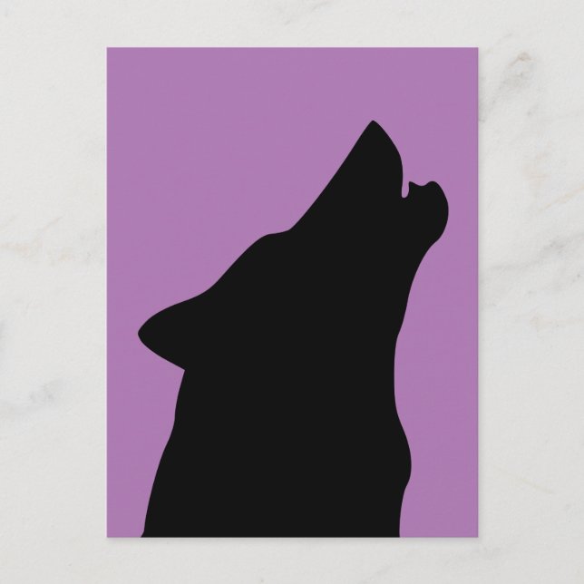 Postal Postcarta WOLF ART (Anverso)
