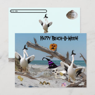 Postal Postcross - Happy Beach-O-Ween Halloween