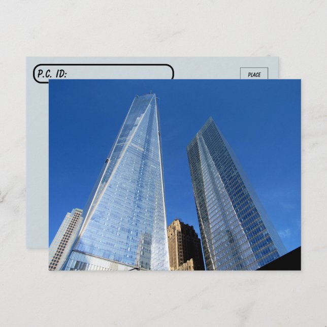 Postal Postcross - Nueva York Skyline (Anverso / Reverso)