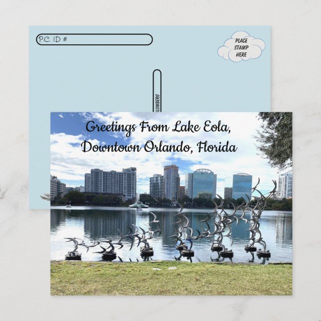 Postal Postcross - saludos desde Orlando, Florida (Anverso / Reverso)