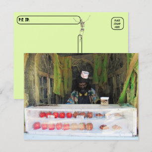 Postal Postcross - Werewolf / Wolfman Salesman