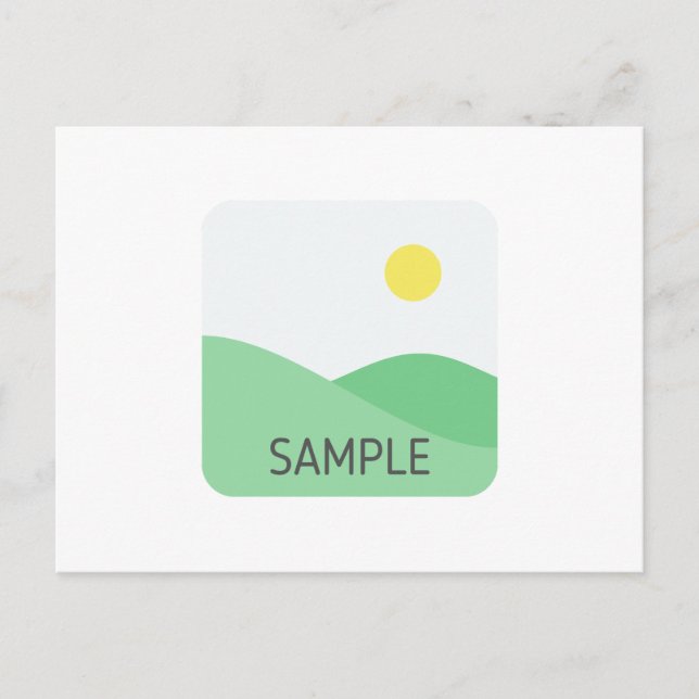 Postal Postdata personalizable (Anverso)