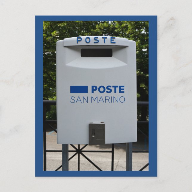 Postal Poste San Marino (Anverso)