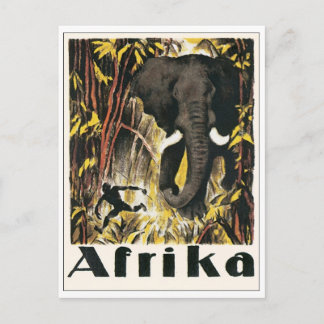 Postal Poster Afrika Vintage