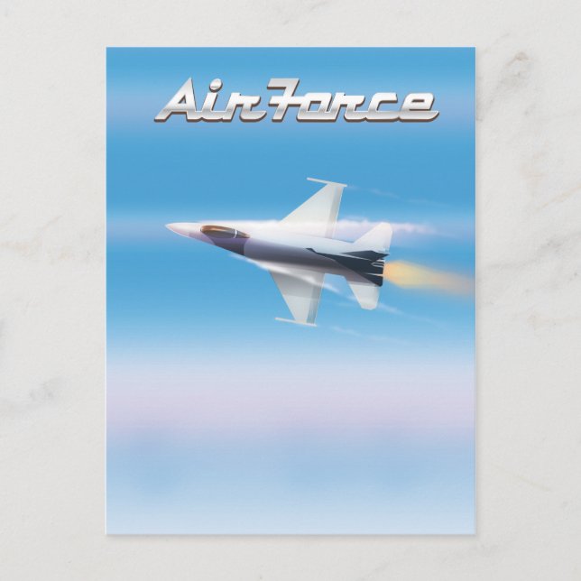 Postal Poster Air Force Jet (Anverso)