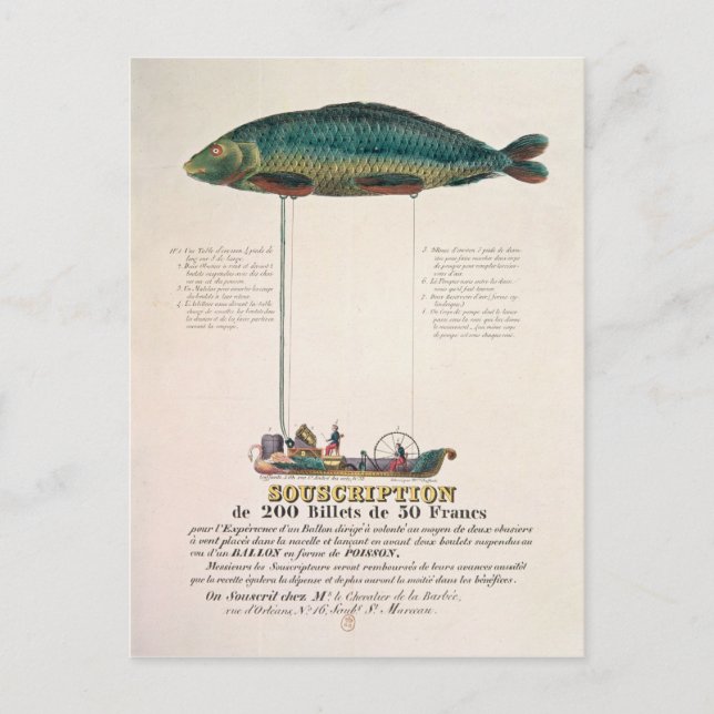 Postal Poster anunciando la suscripción (Anverso)